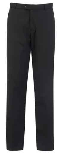 Senior Boys Regular Fit Trousers - Black
