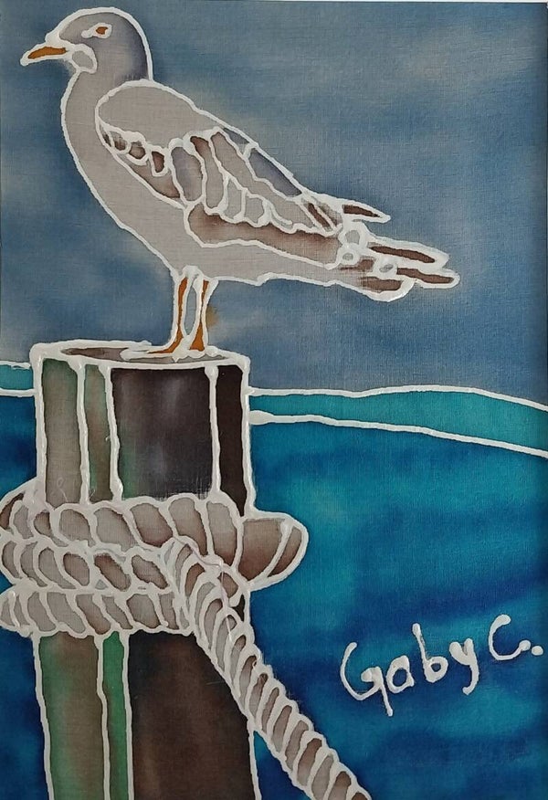 Seagull on the Pillar