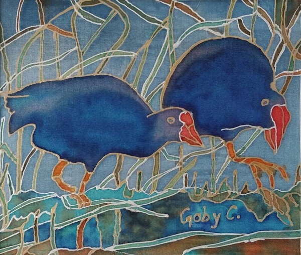 Pūkeko in Wetland
