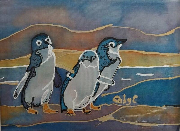 Blue Penguins on the Beach