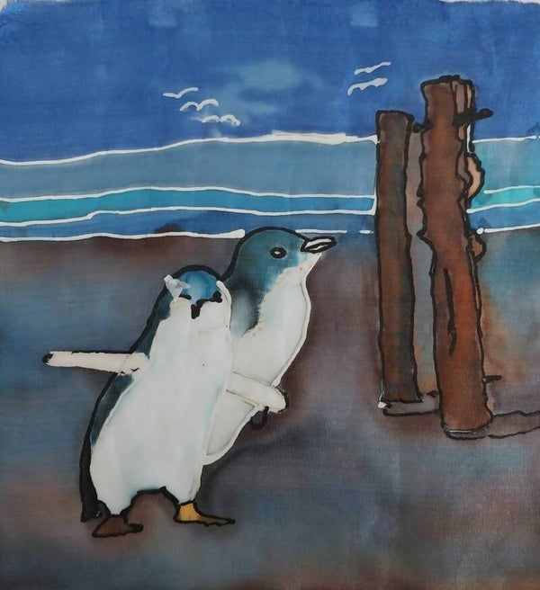 Blue Penguins on Timaru Beach