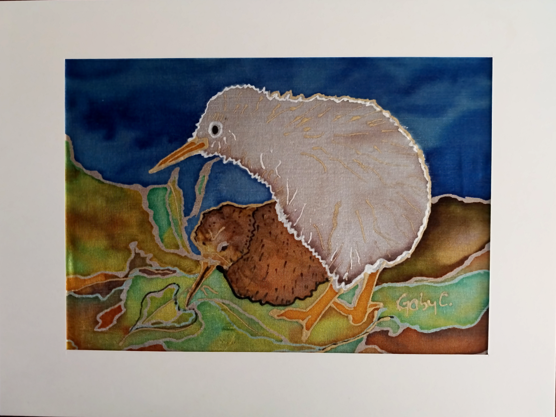 White and Brown Kiwi