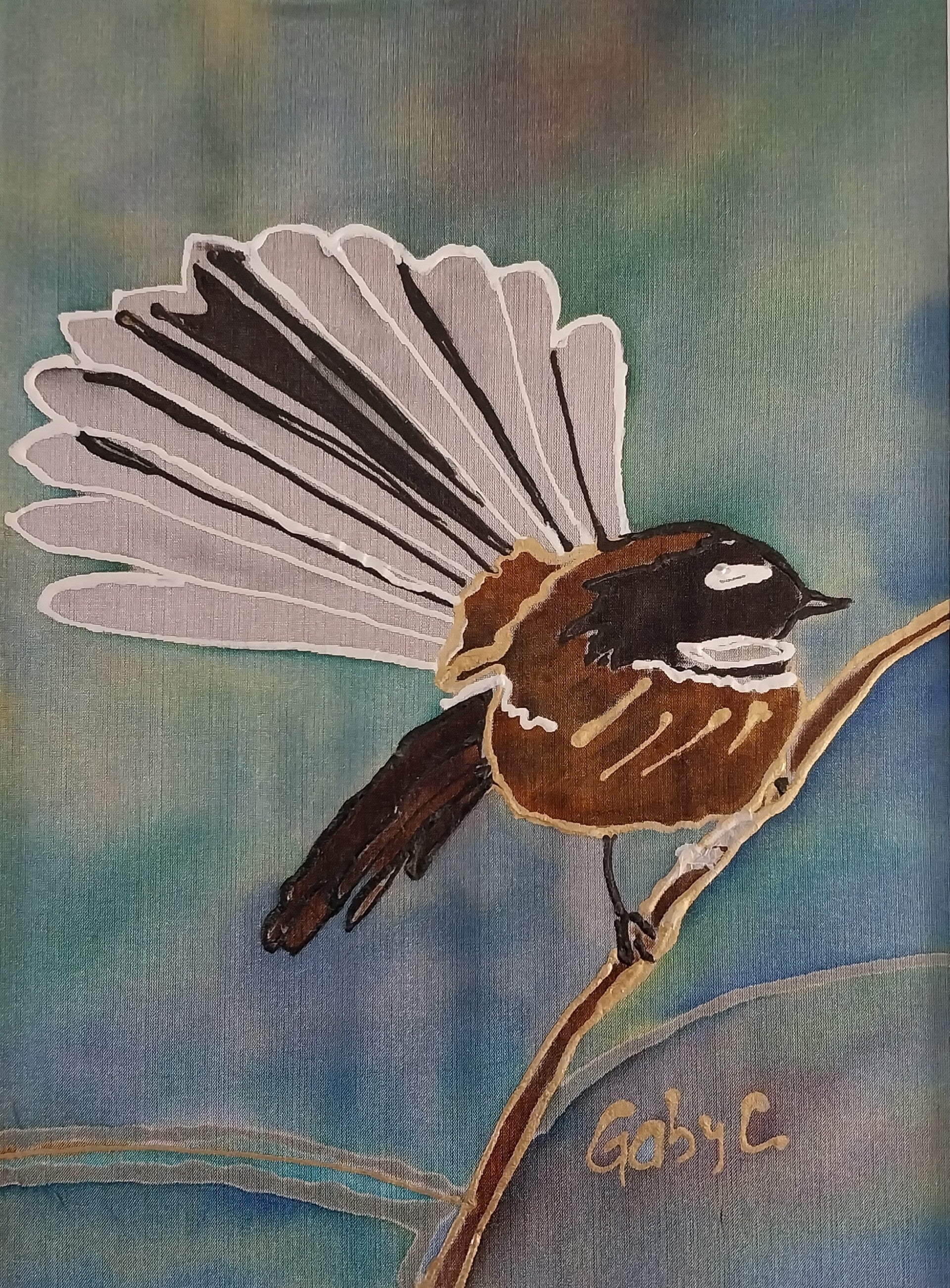 Fantail on a Brach