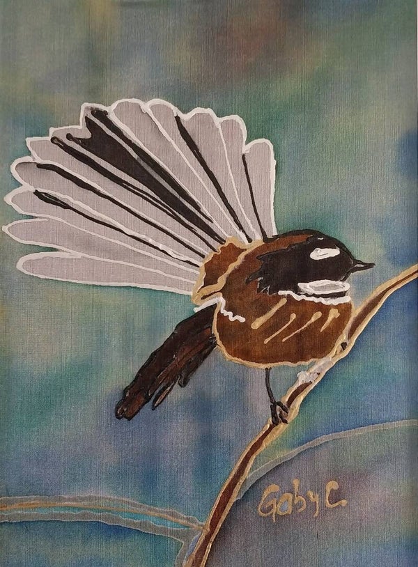 Fantail on a Brach