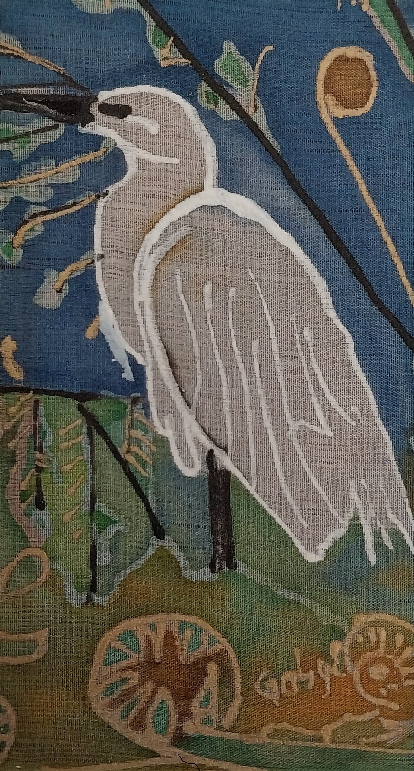 White Heron in Landscape