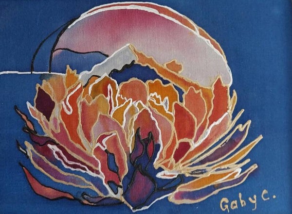 Protea - A Flower Against the Blue