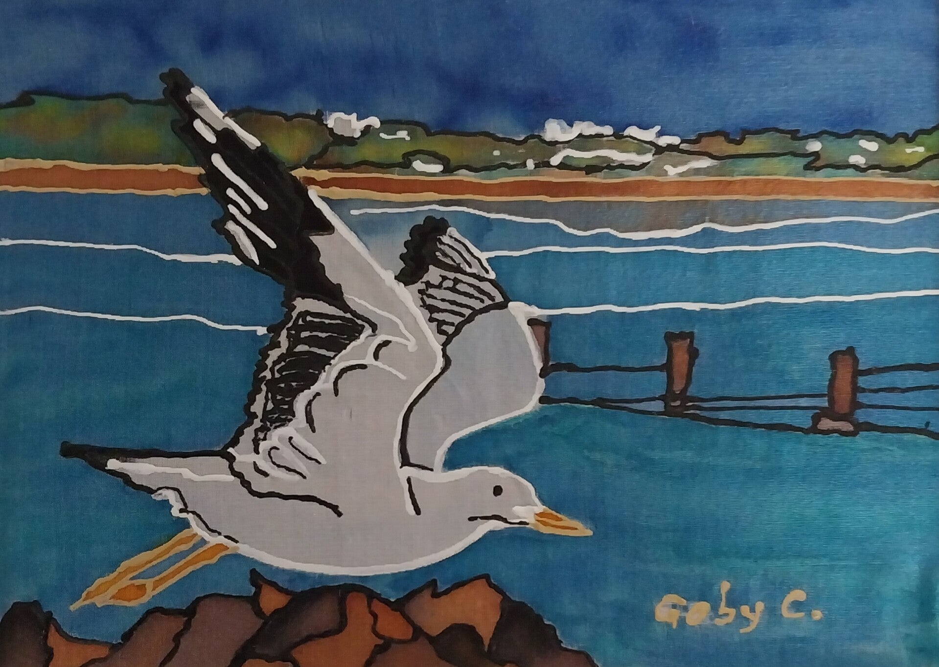 Timaru Beach - Gull