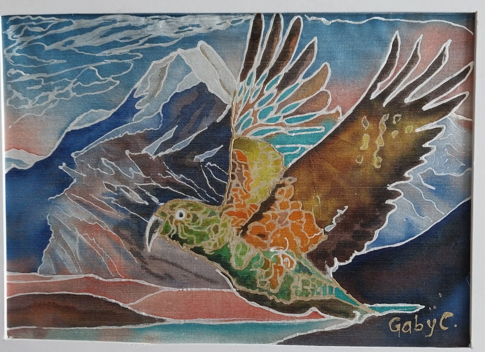 Kea Over Mt Cook