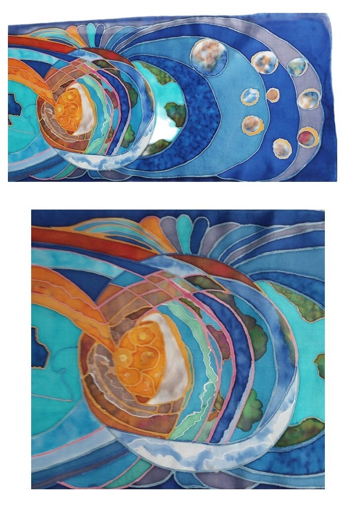 New Zealand Creation — Earth Core Scarf — Medium (34 x 146 cm)