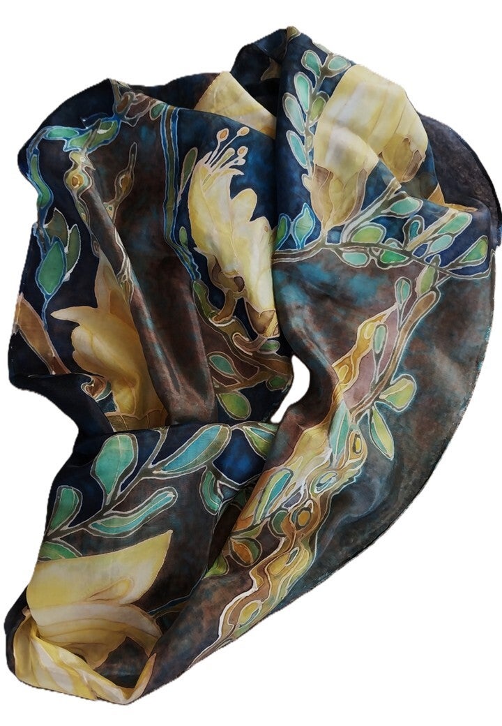 Kowhai Scarf - Medium (27 x140 cm)