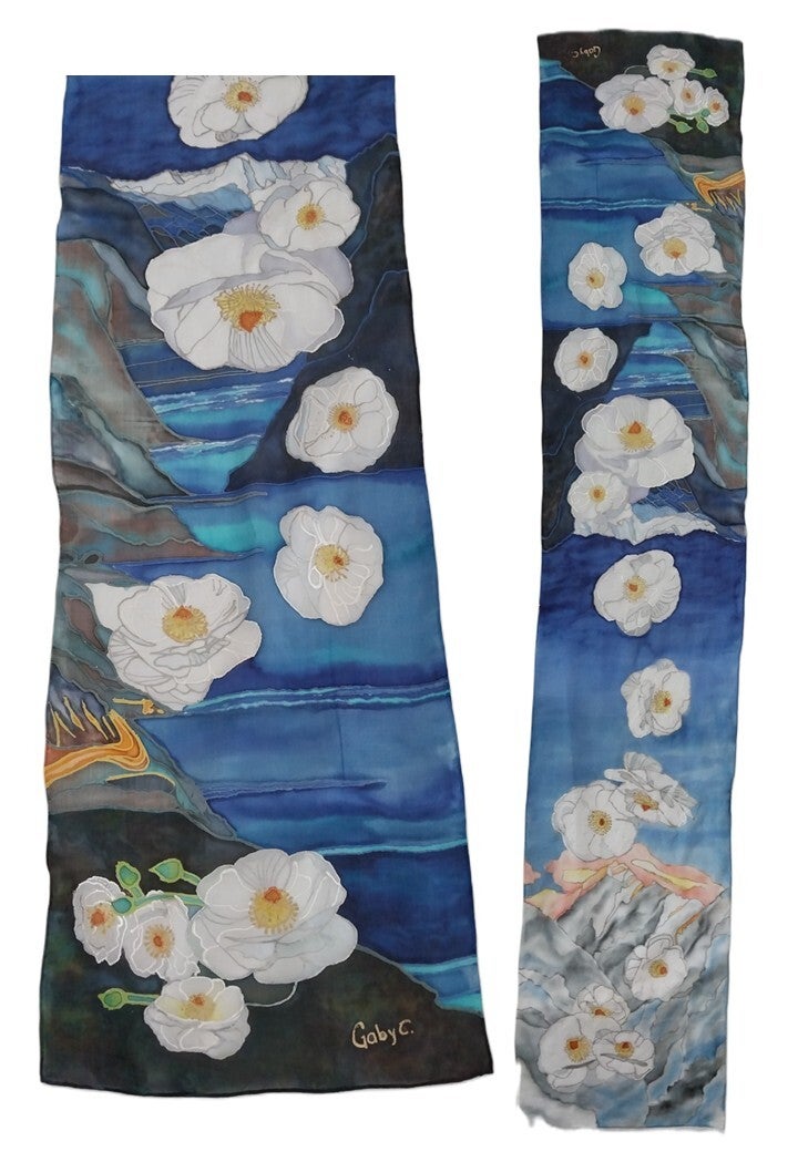 Mt Cook Lily Scarf — Large (33.5 x 180 cm)
