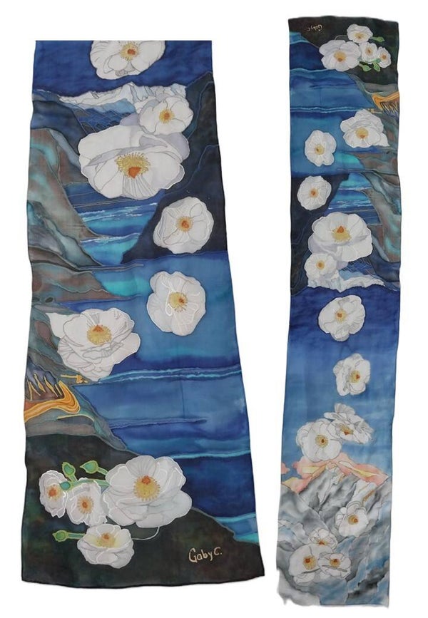 Mt Cook Lily Scarf — Large (33.5 x 180 cm)