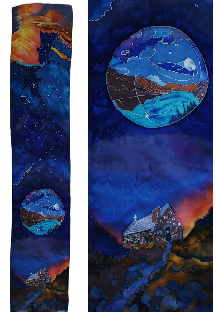 More tha just a scarf - hand-painted by Gabriela Cretu at GC-ArtEscape