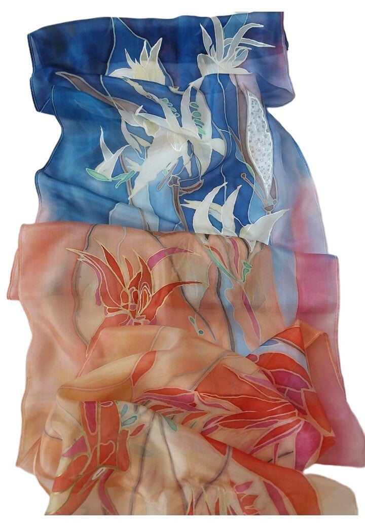 Kākābeak Scarf — Large (35 × 185 cm)