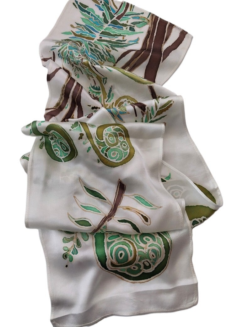 Fern Scarf — Small (21.5 × 135 cm)