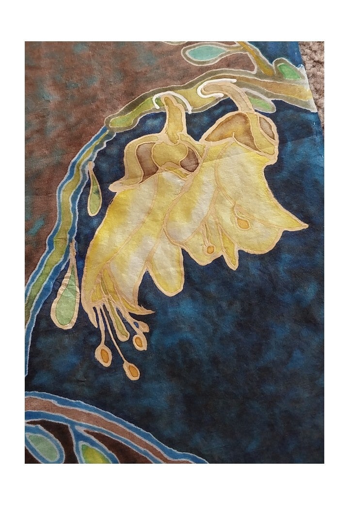 Kōwhai Scarf — Small (21.5 x125 cm)