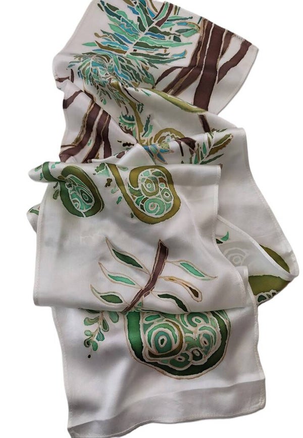 Fern Scarf — Small (21.5 × 135 cm)