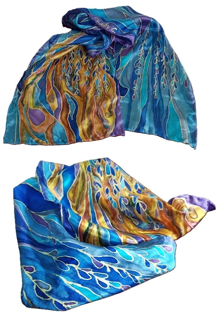 Lavender Scarf — Small (21.5 x 135 cm)