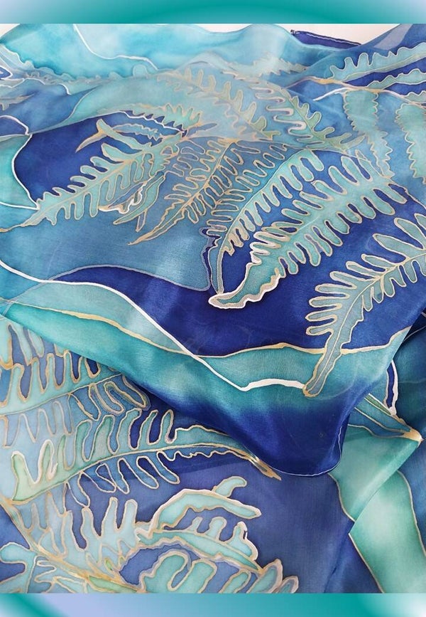 Fern scarf classic - Large (35 x 180 cm)