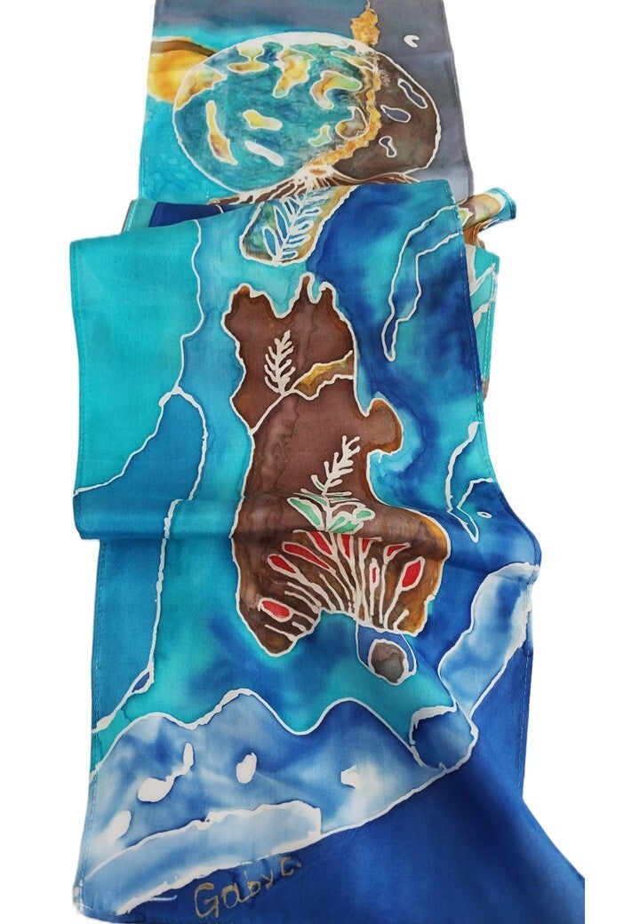 New Zealand Creation Scarf - Small (21.5 x 135 cm)
