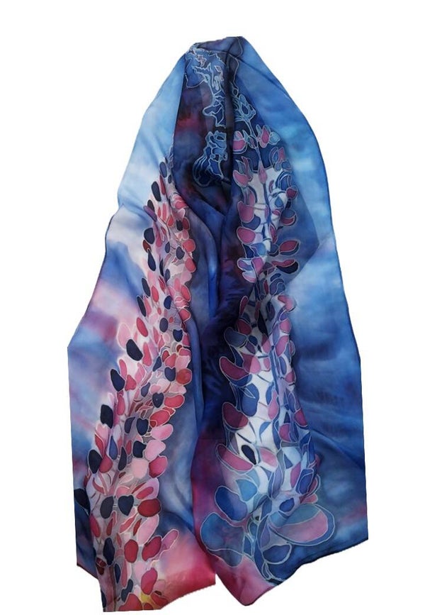 Lupin Scarf — Large (35 x 188 cm)