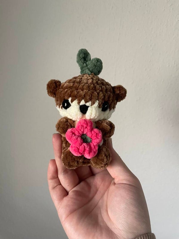 Otterbaby mit Blume 🌸