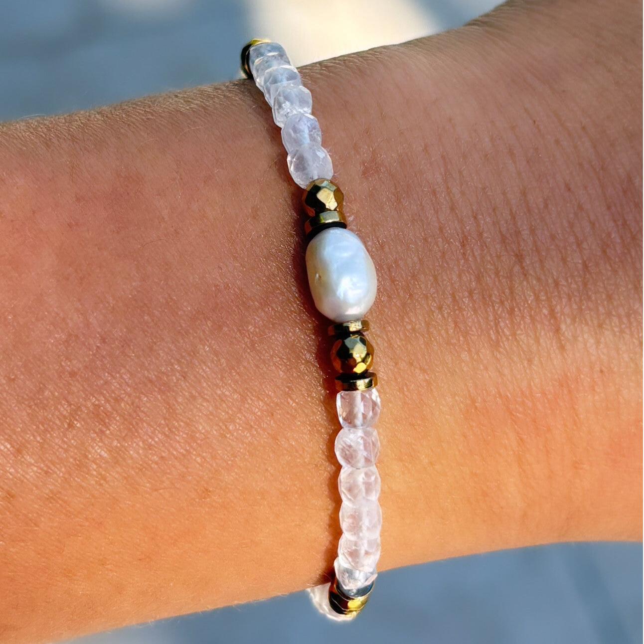 Le bracelet Nina pierre de lune