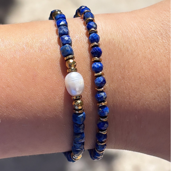 Le bracelet Nina lapis-lazuli