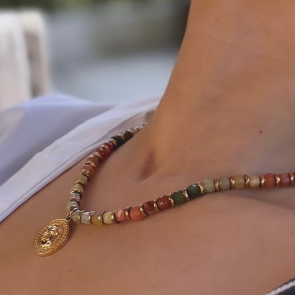 Le collier Tiger multicolore