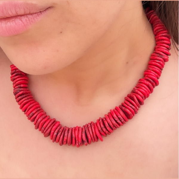 Le collier Odyssée rouge