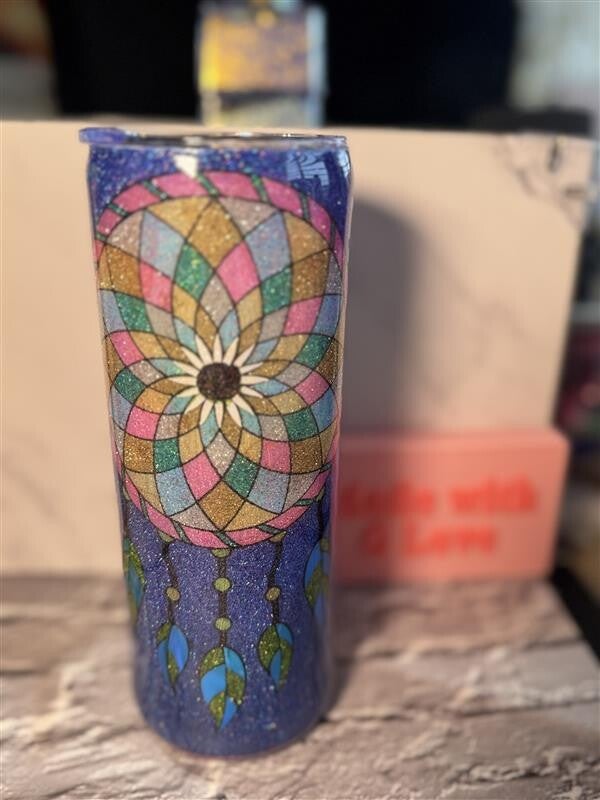 Dreamcatcher cup for hot and cold drinks