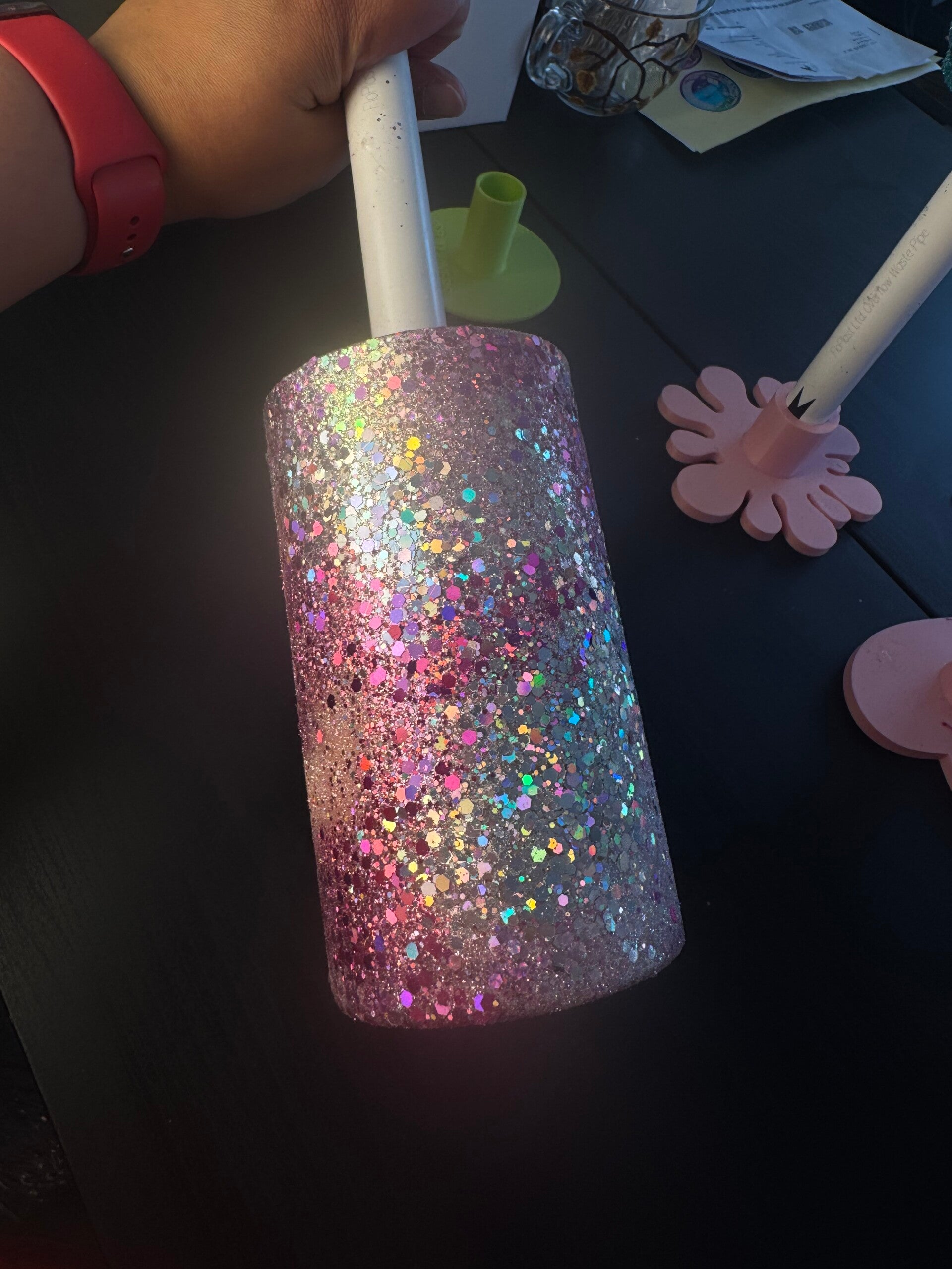 Colourful vase - ready to ship