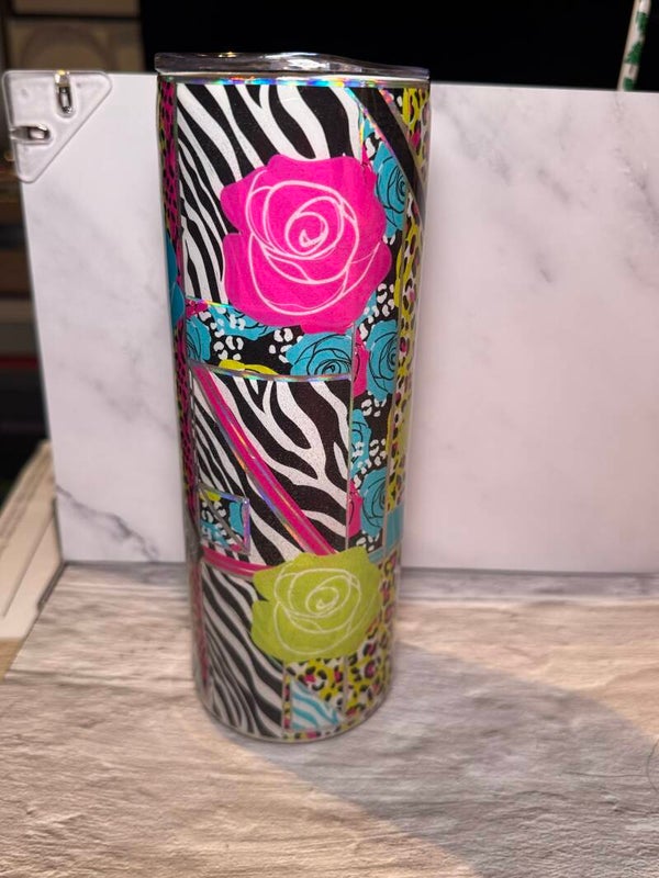 Flower animal power cup for hot and cold drink