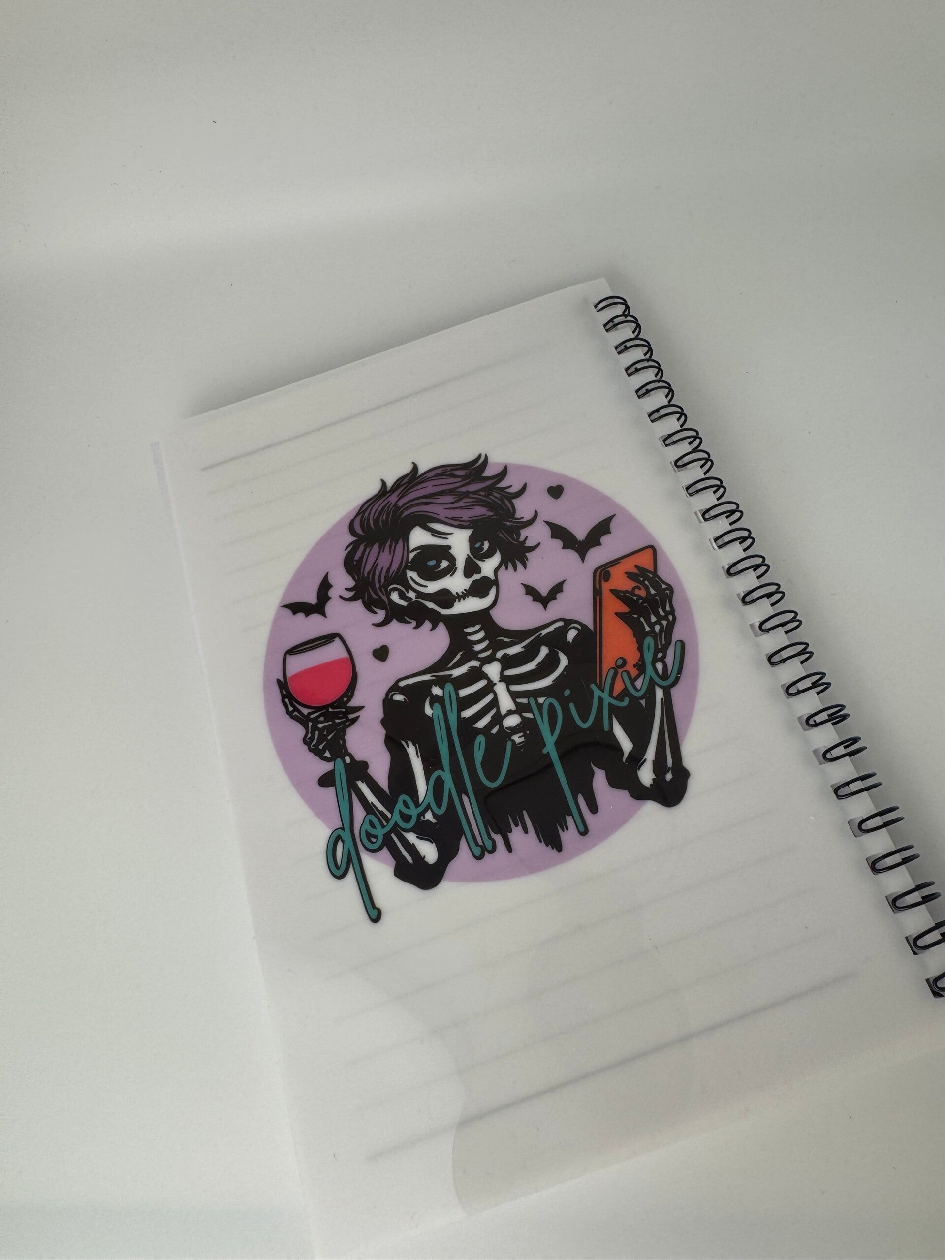 A5 notebook personalise front and back cover