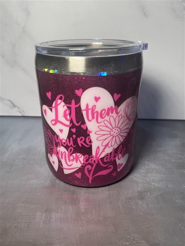 Let Them, You're Unbreakable travel mug