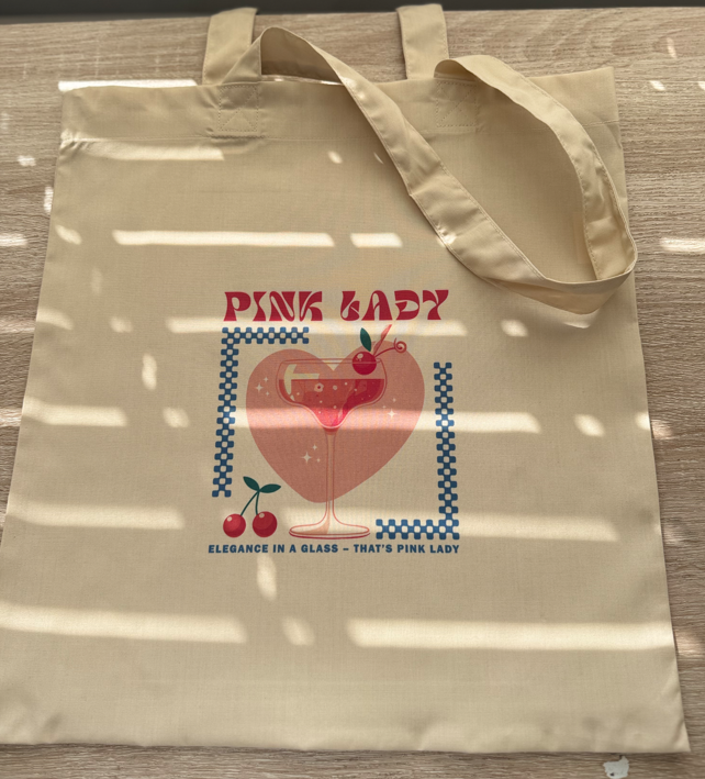 Pink Lady tote bag