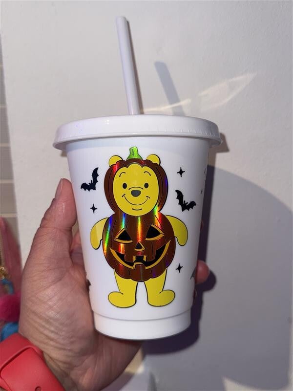 Pumpkin Pooh children's cup