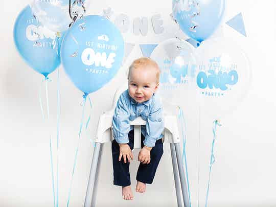 Ballonnen one blauw