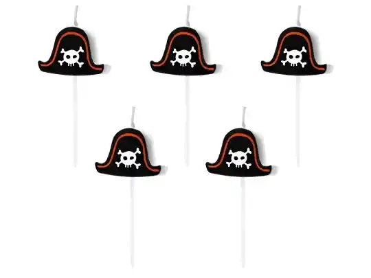 Taart kaarsjes piraten