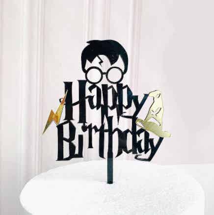 Taarttopper Happy Birthday Harry Potter