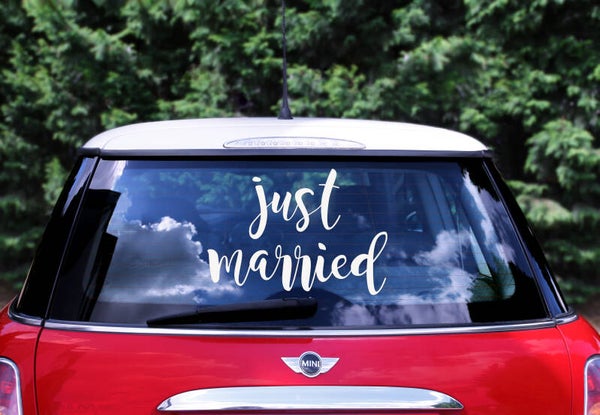 Just married Sticker