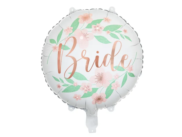 Folieballon Bride Bloemen