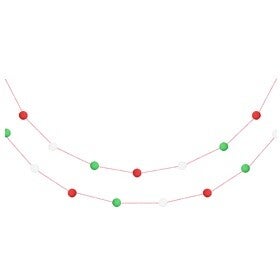 Pompom slinger Kerst