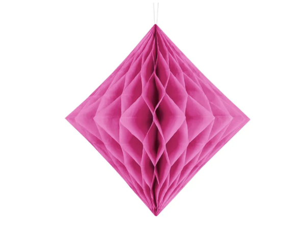 Honeycomb diamant roze groot