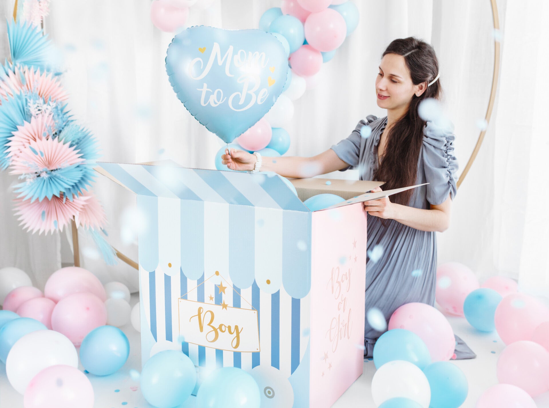 Gender Reveal versiering