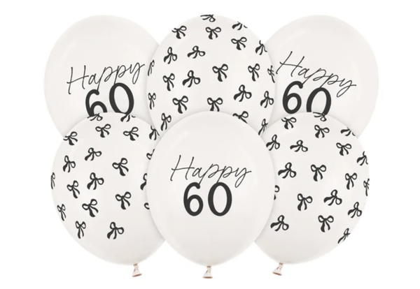Ballonnen 60 jaar Happy