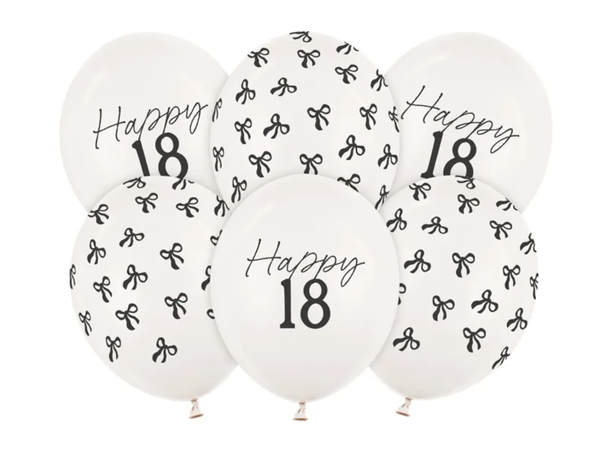 Ballonnen 18 jaar Happy