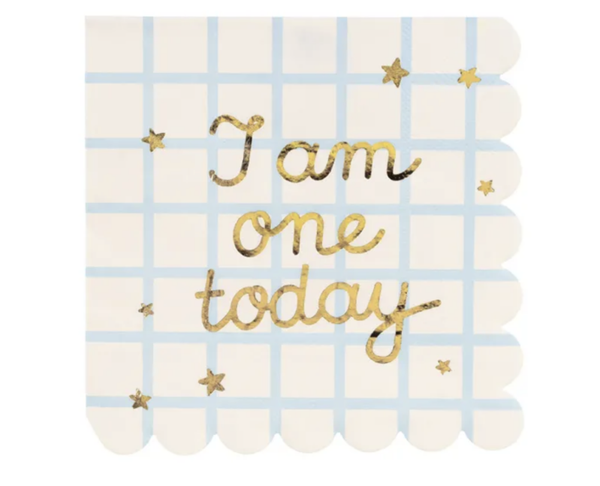 Servetten I am One Today