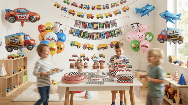 Voertuigen Feest Bundel - Voertuigen Thema Versiering