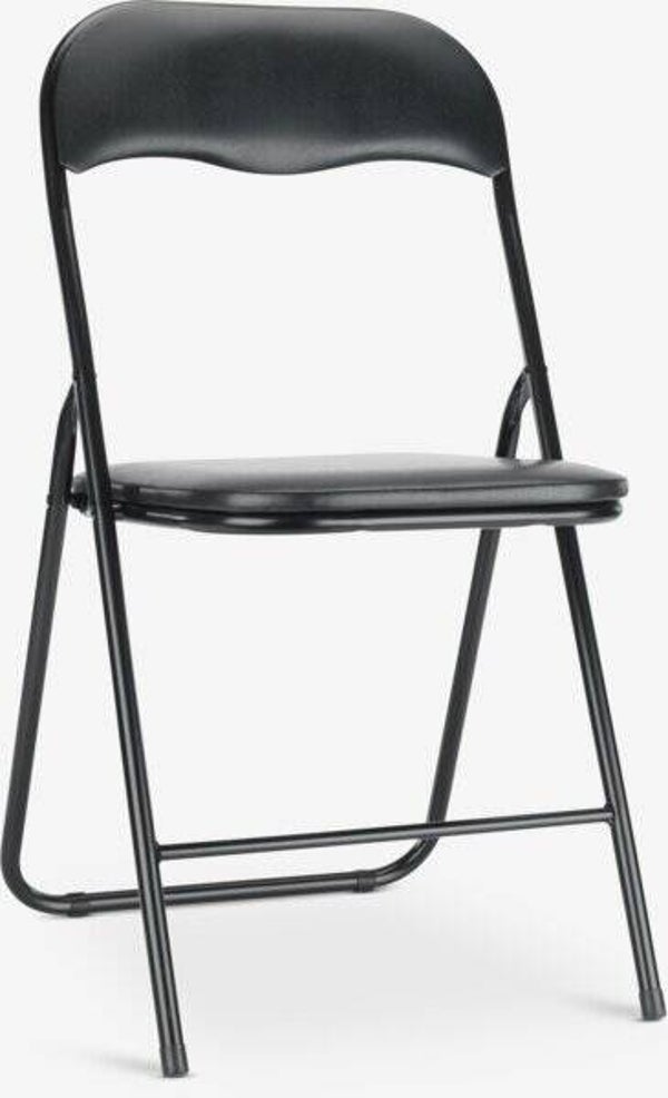 Zwarte klapstoelen te huur